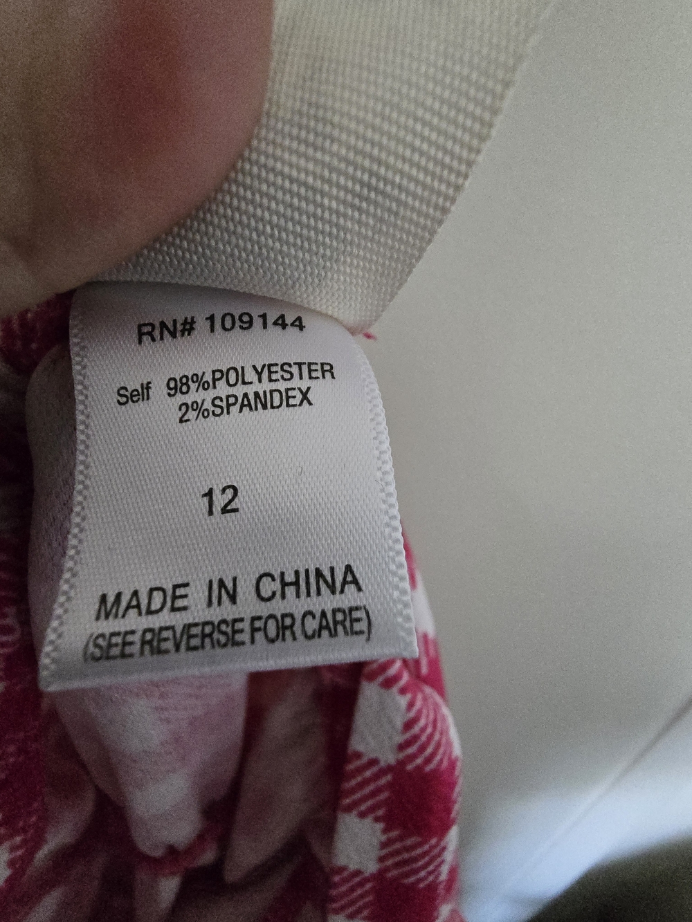 💖=3/$20 Lily Bleu Pink and White Gingham Romper - Picture 5 of 7